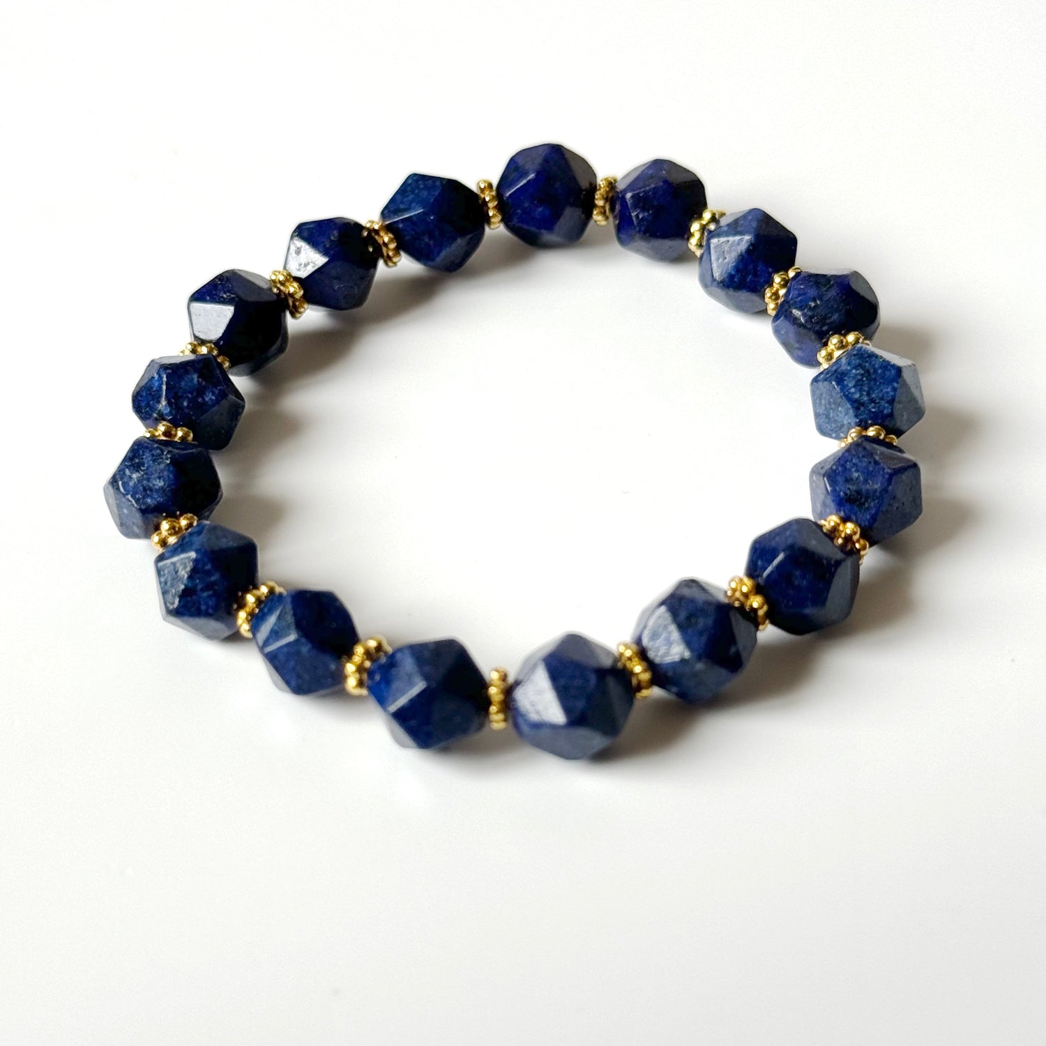 blue natural stone bracelet