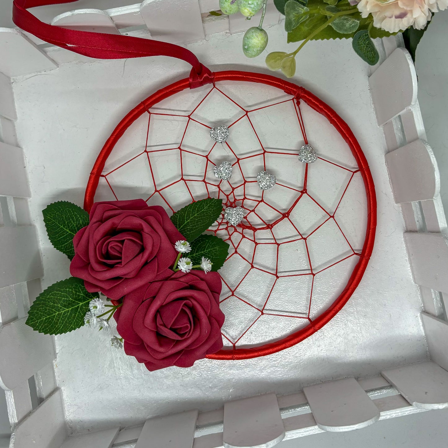 Valentine Dreamcatcher | Red Dreamcatcher