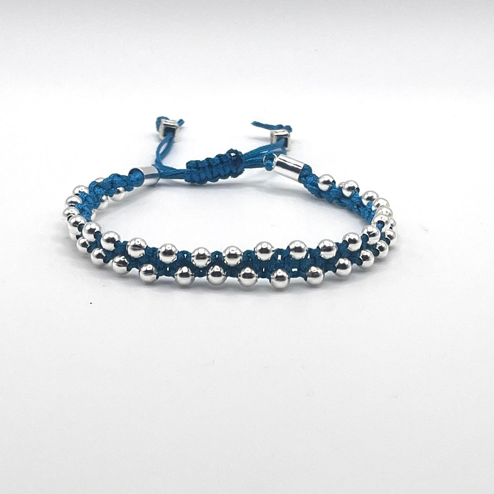 macrame bead bracelet