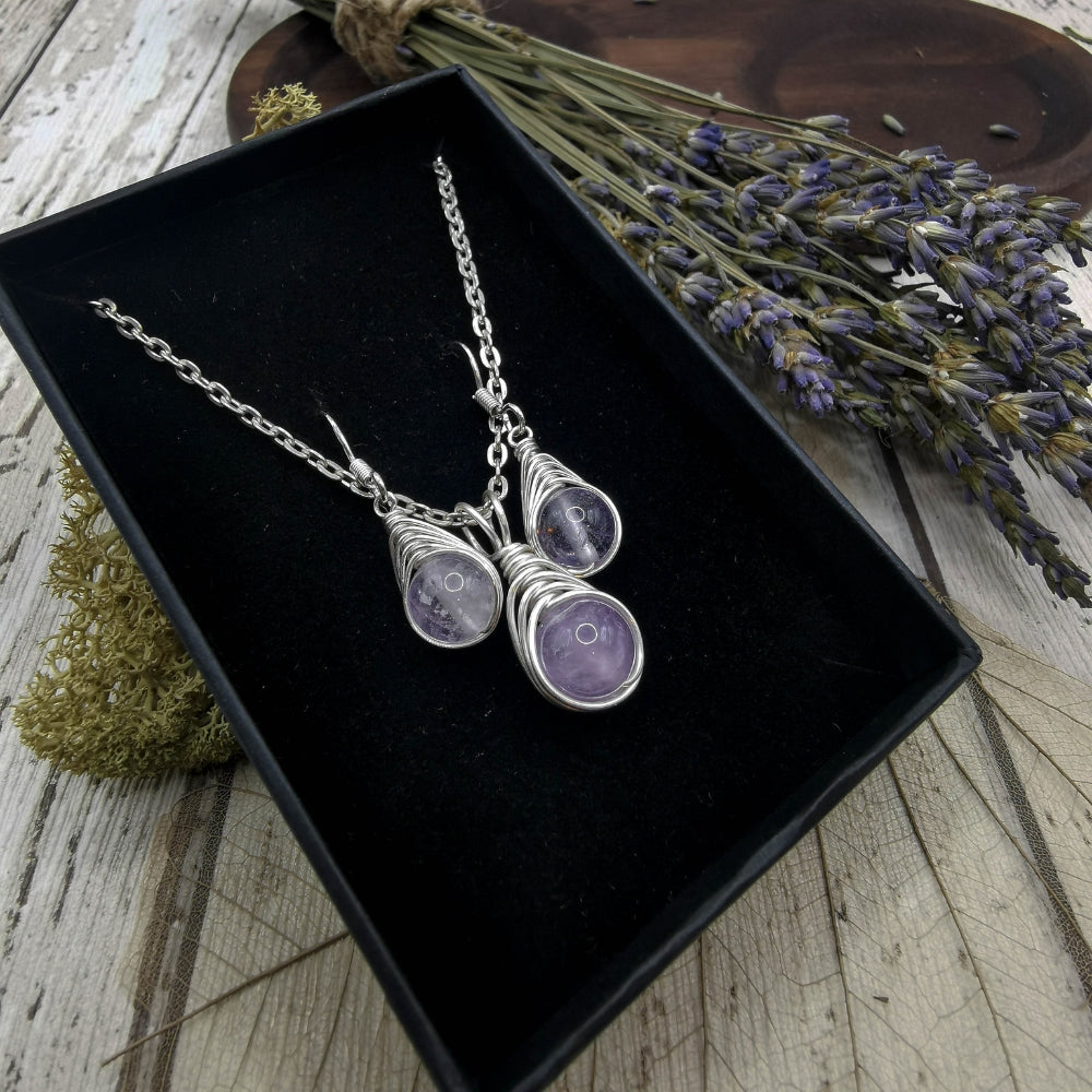 February Stone Necklace | Gift Ideas For February Birthdays