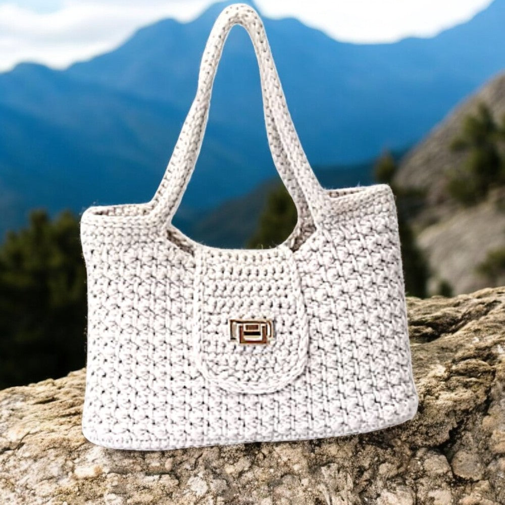 crochet shoulder bag