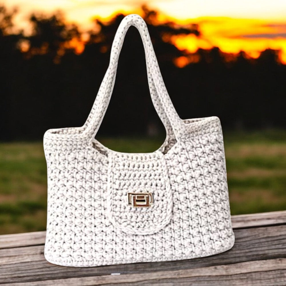 crochet shoulder bag