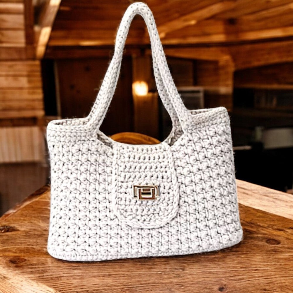 crochet shoulder bag