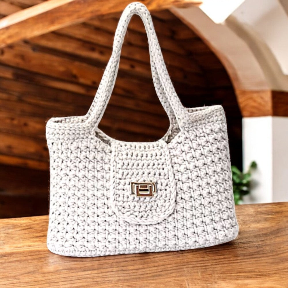 crochet shoulder bag