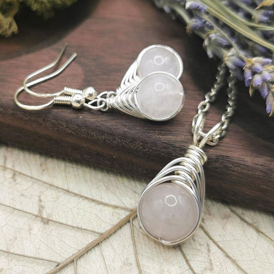 rose-quartz-dangle-earrings