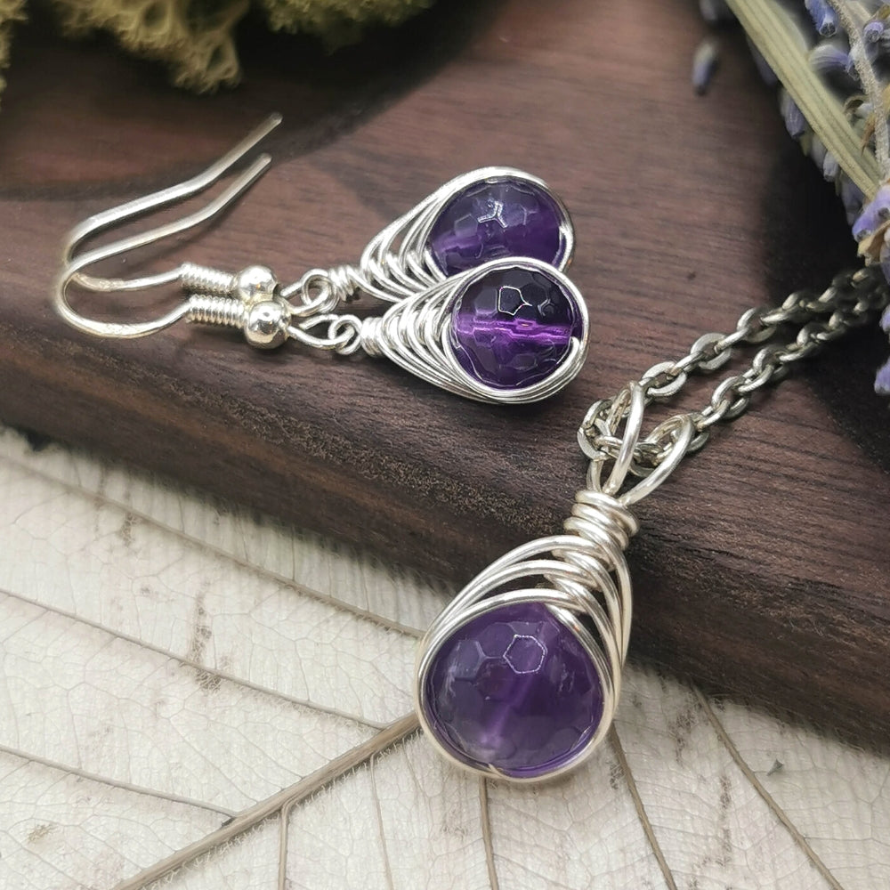 amethyst-jewellery-set