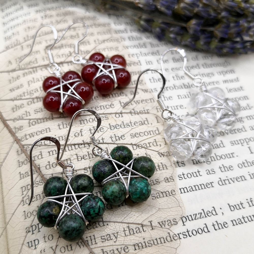 pentagram-dangle-earrings