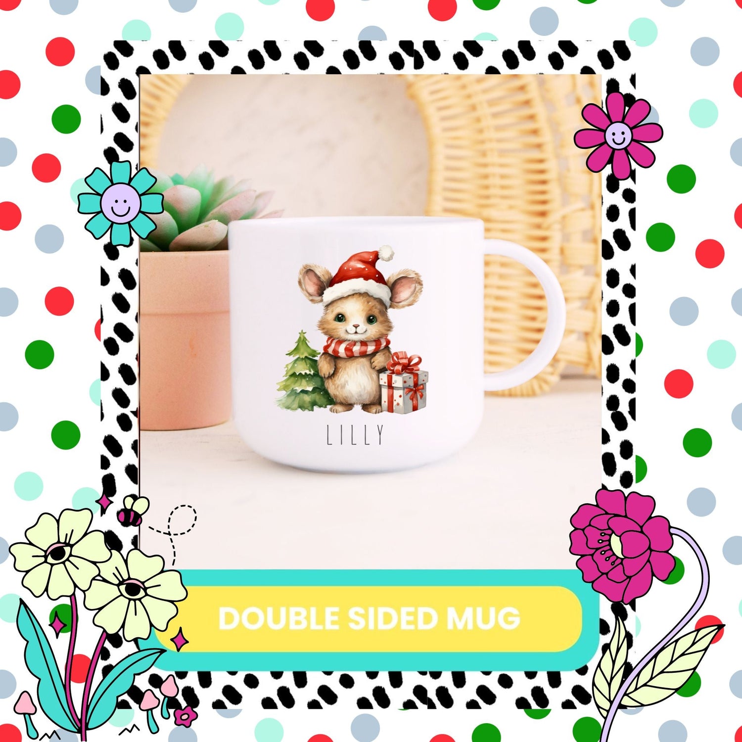 Non Breakable Koala Christmas Mug