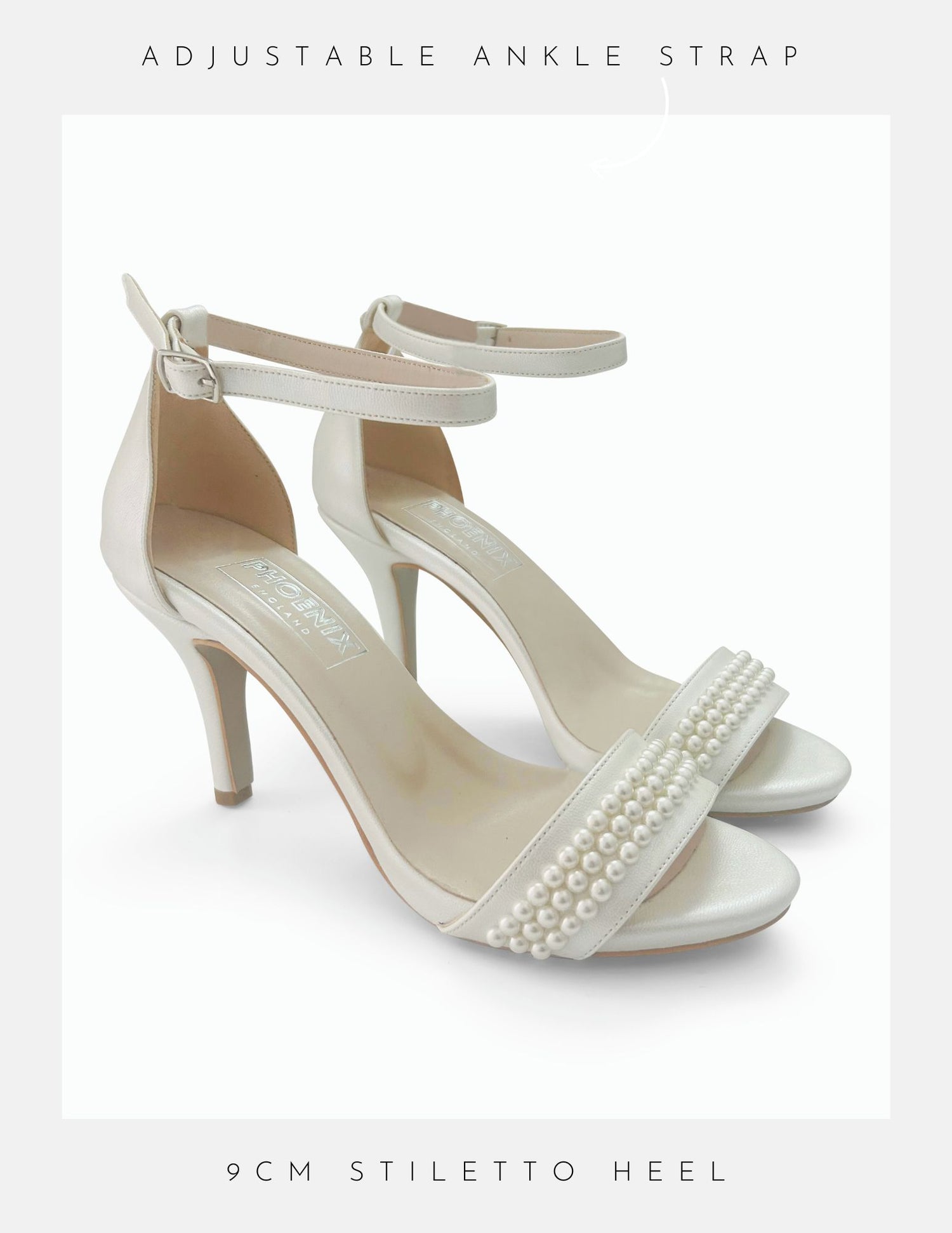 Ophelia Pearl High Heel Wedding Shoes 2