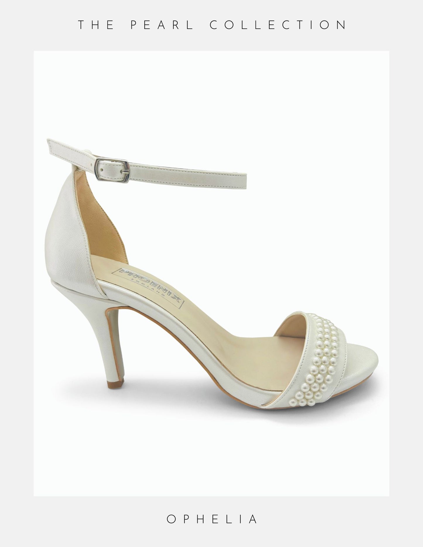 Ophelia Pearl High Heel Wedding Shoes