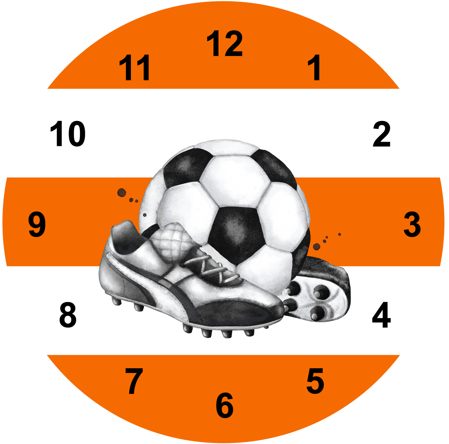 Football Clock | Sports Clock (20cm)