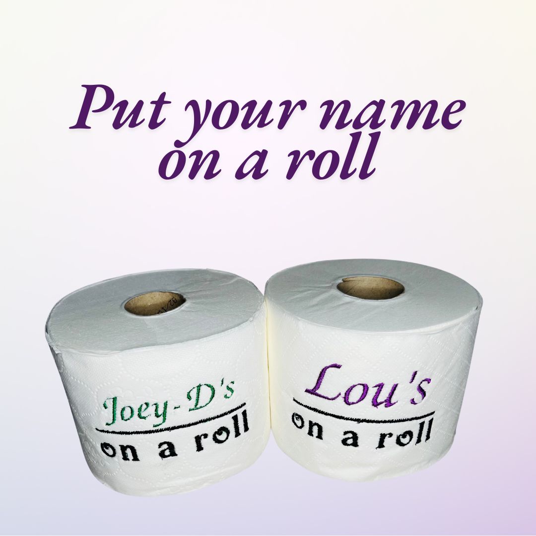 personalised toilet rolls