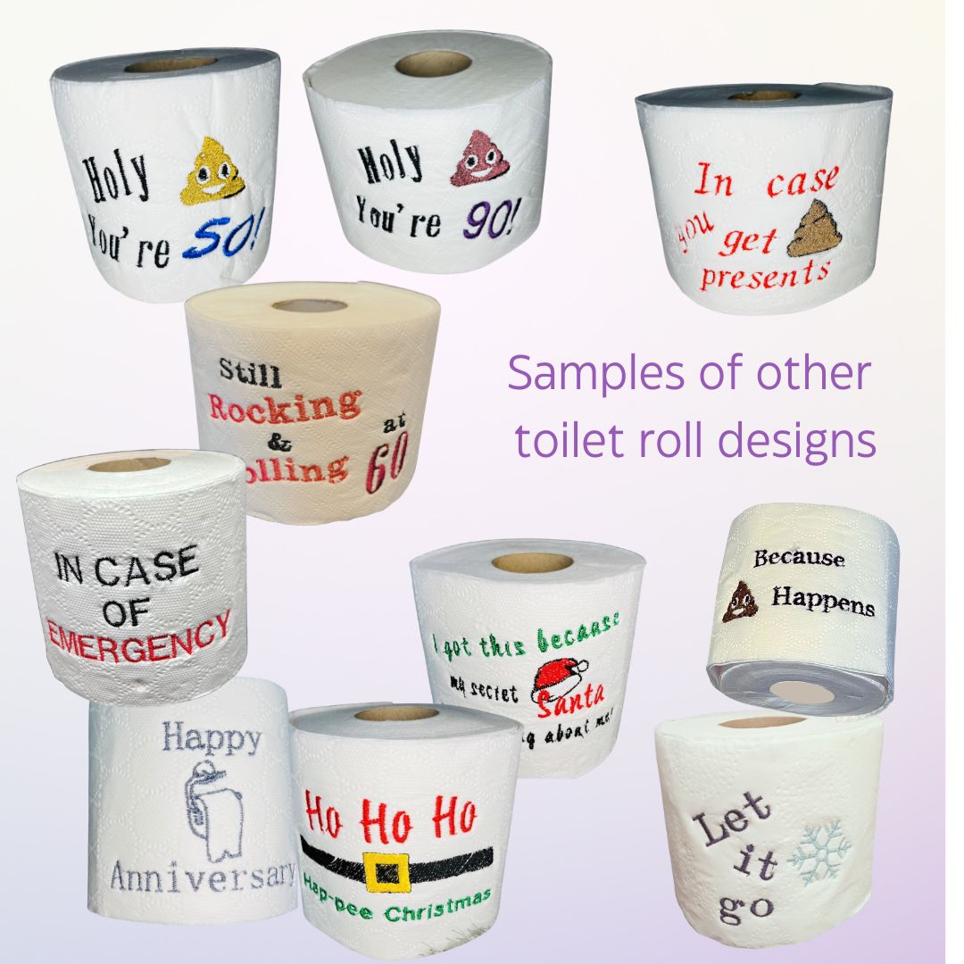 personalised toilet rolls