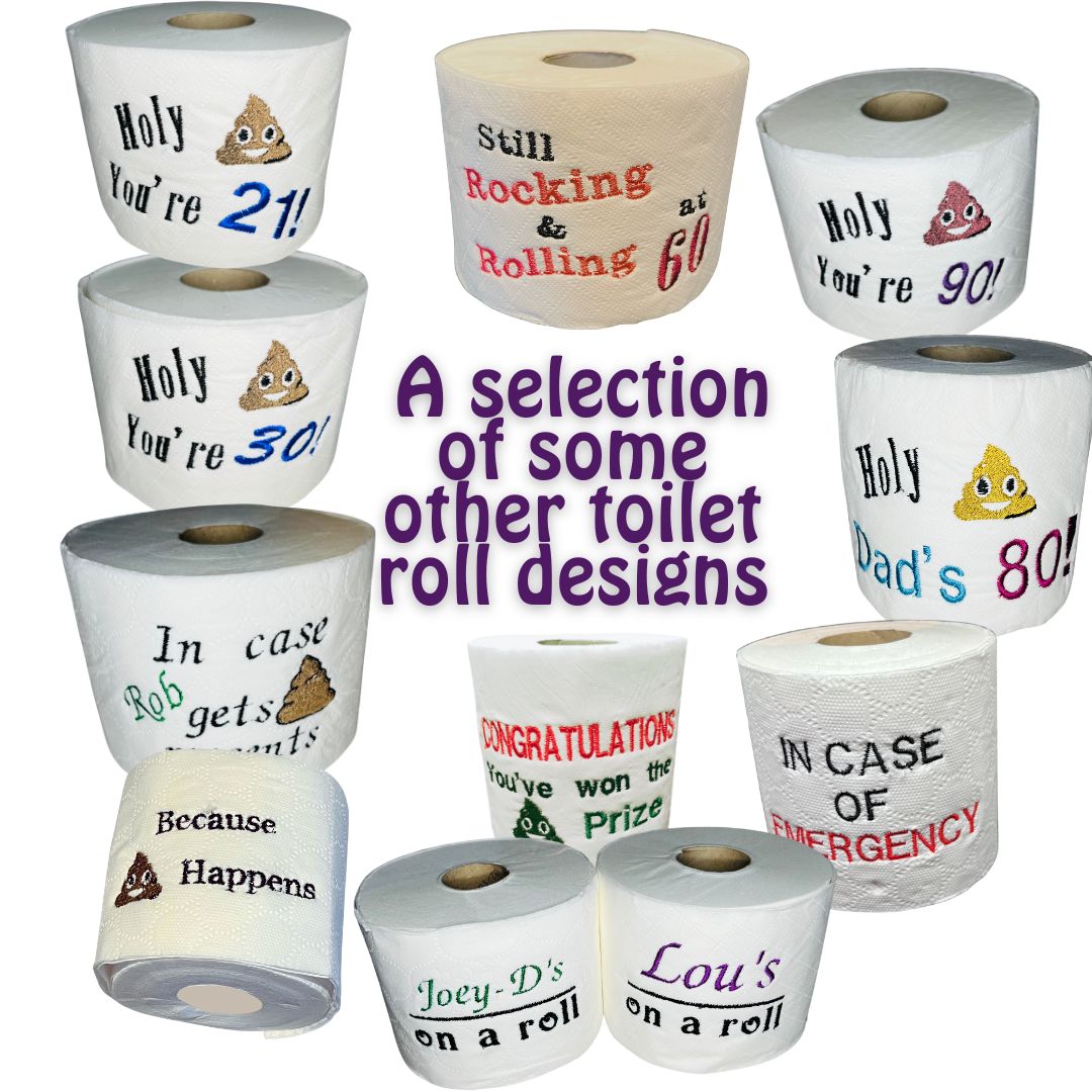 quirky christmas toilet rolls