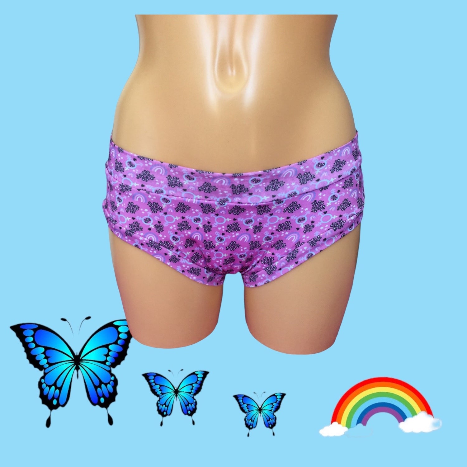  Underwear for transgender kids cotton panty for transgender  girl transgender clothes (6) : Handmade Products