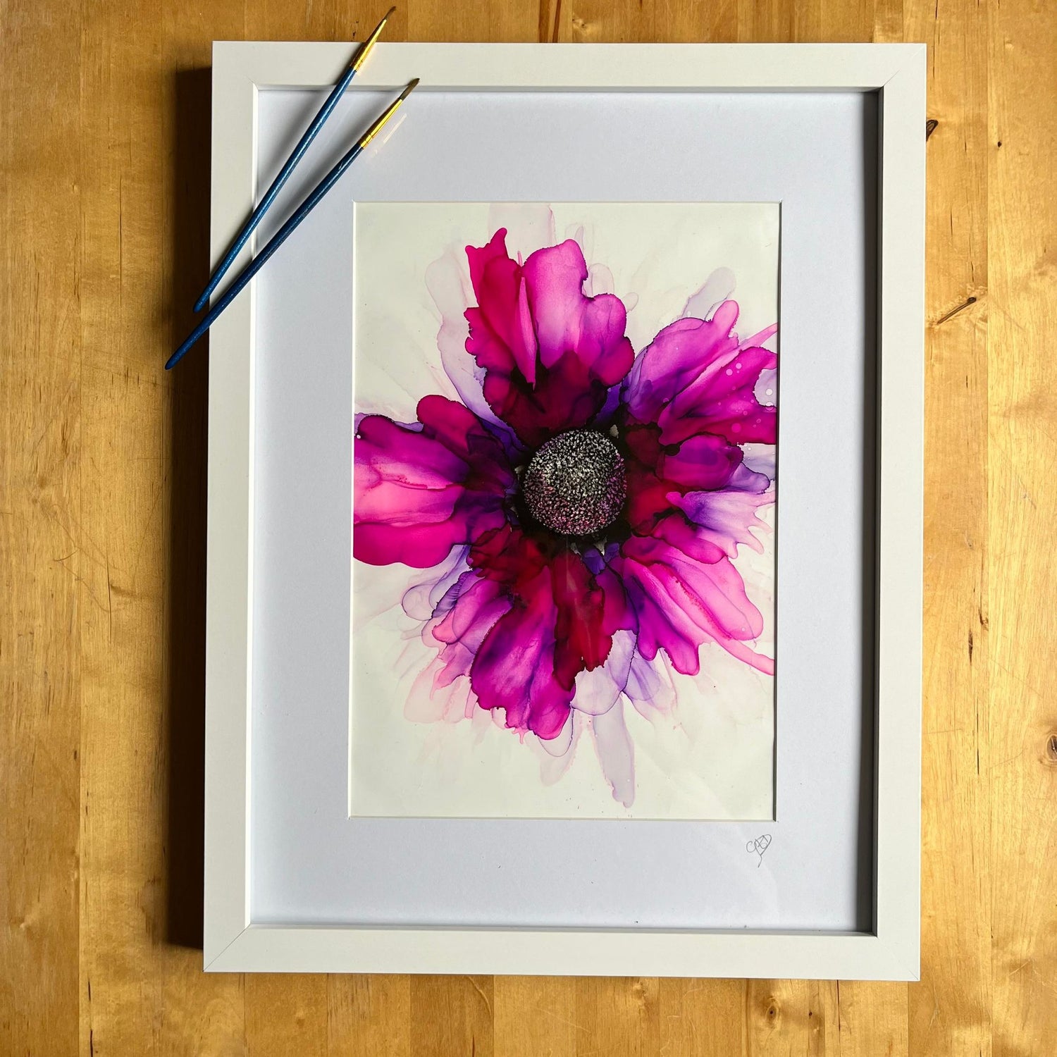 pink-flower-painting