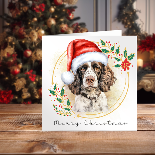 springer-spaniel-christmas-card