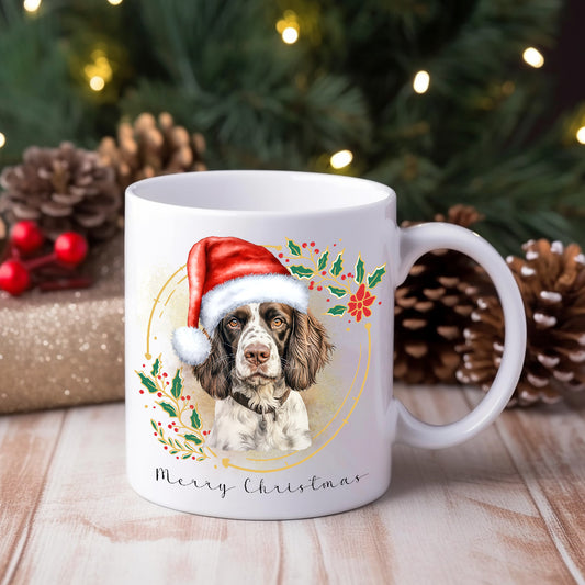 springer-spaniel-christmas-mugs