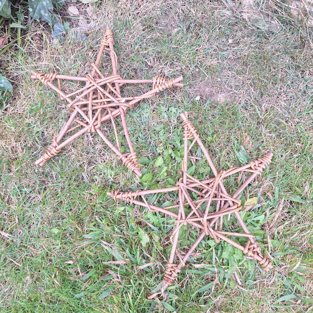 handmade willow star