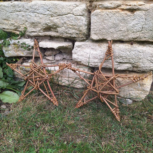 handmade willow star