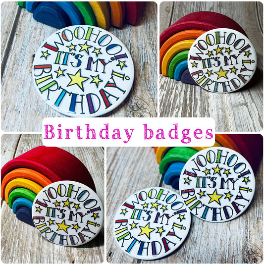 birthday badges for adults