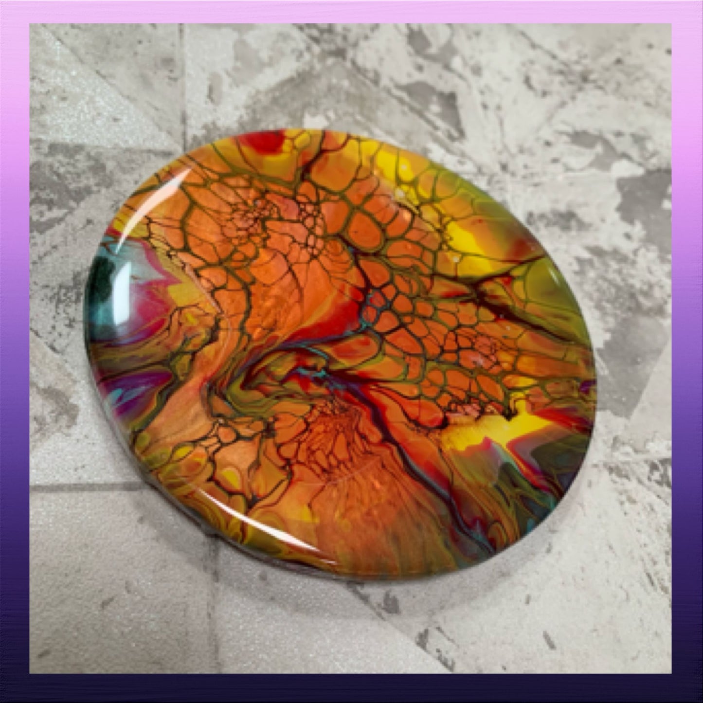 Fluid Art Resin Coasters | Fluid Art Resin Coaster Ideas