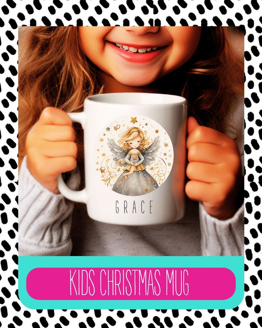 angel Christmas mug