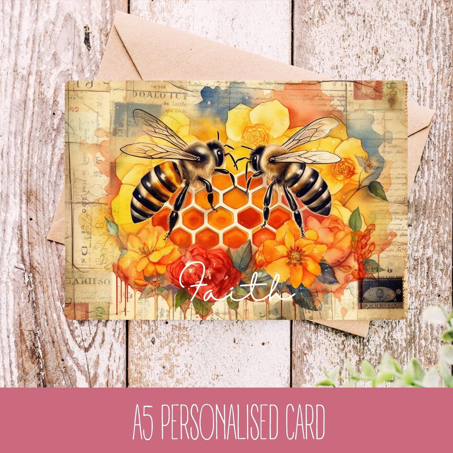 Bee Greetings Card