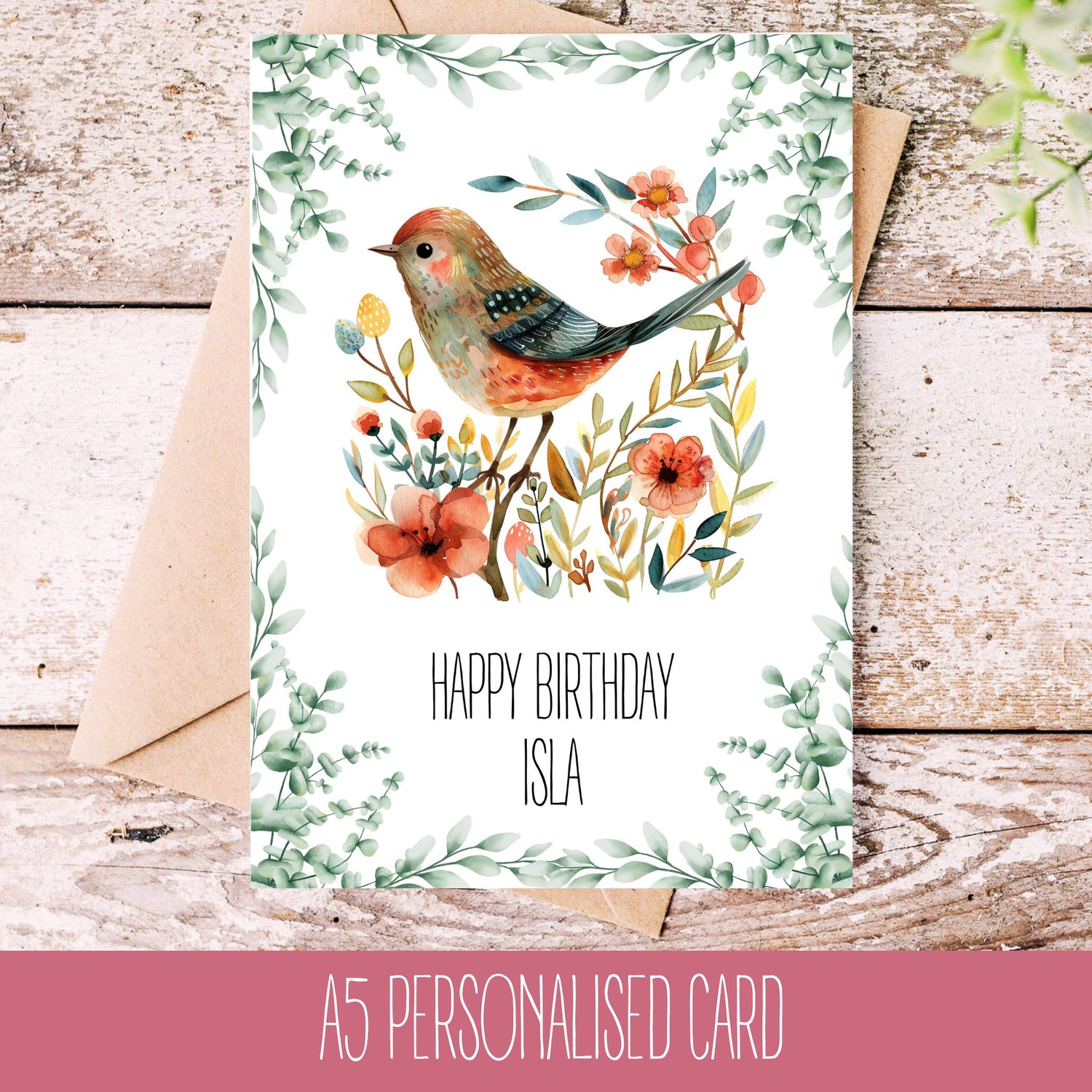 Bird Birthday Card