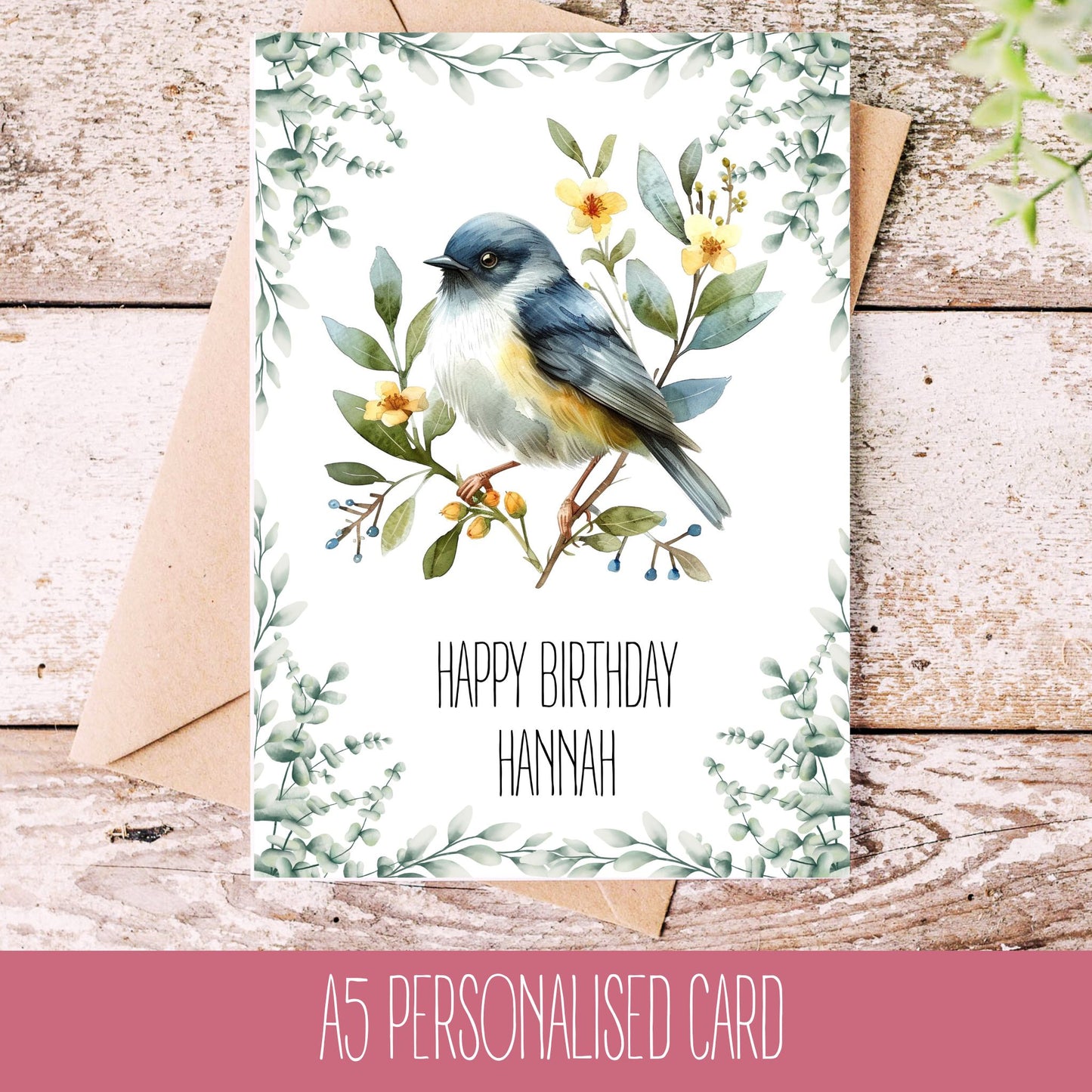 Bird Personalised Card