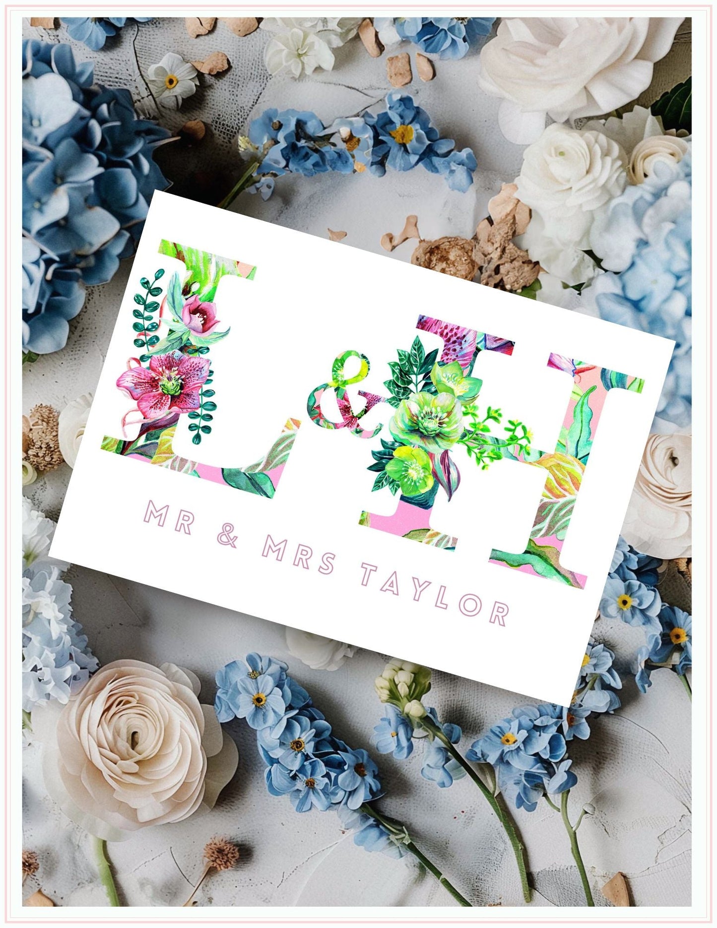 Botanical Wedding Card