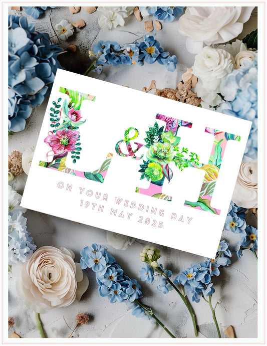 Botanical Wedding Card