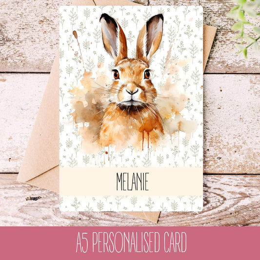 Brown Hare Occasion Card