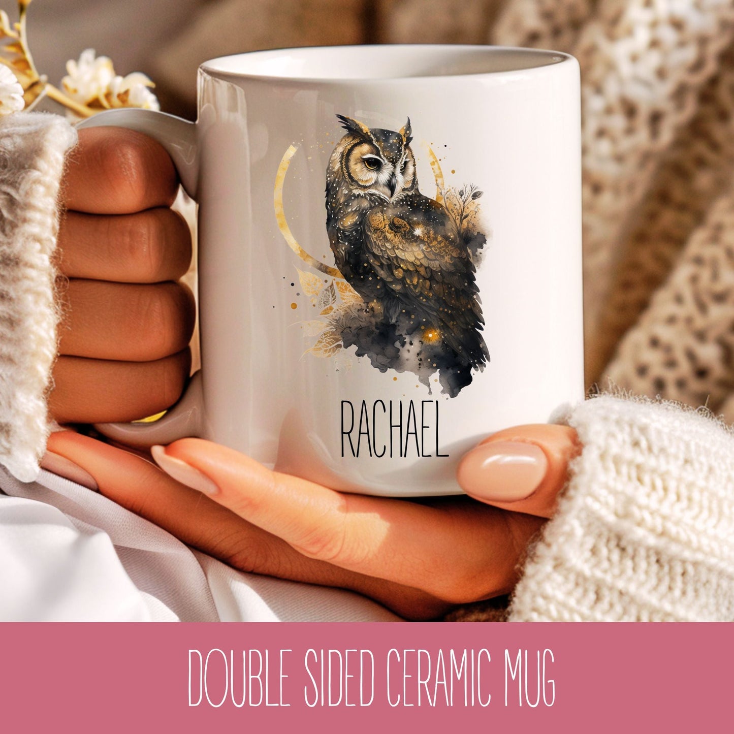 Celestial Owl Coffee Mug