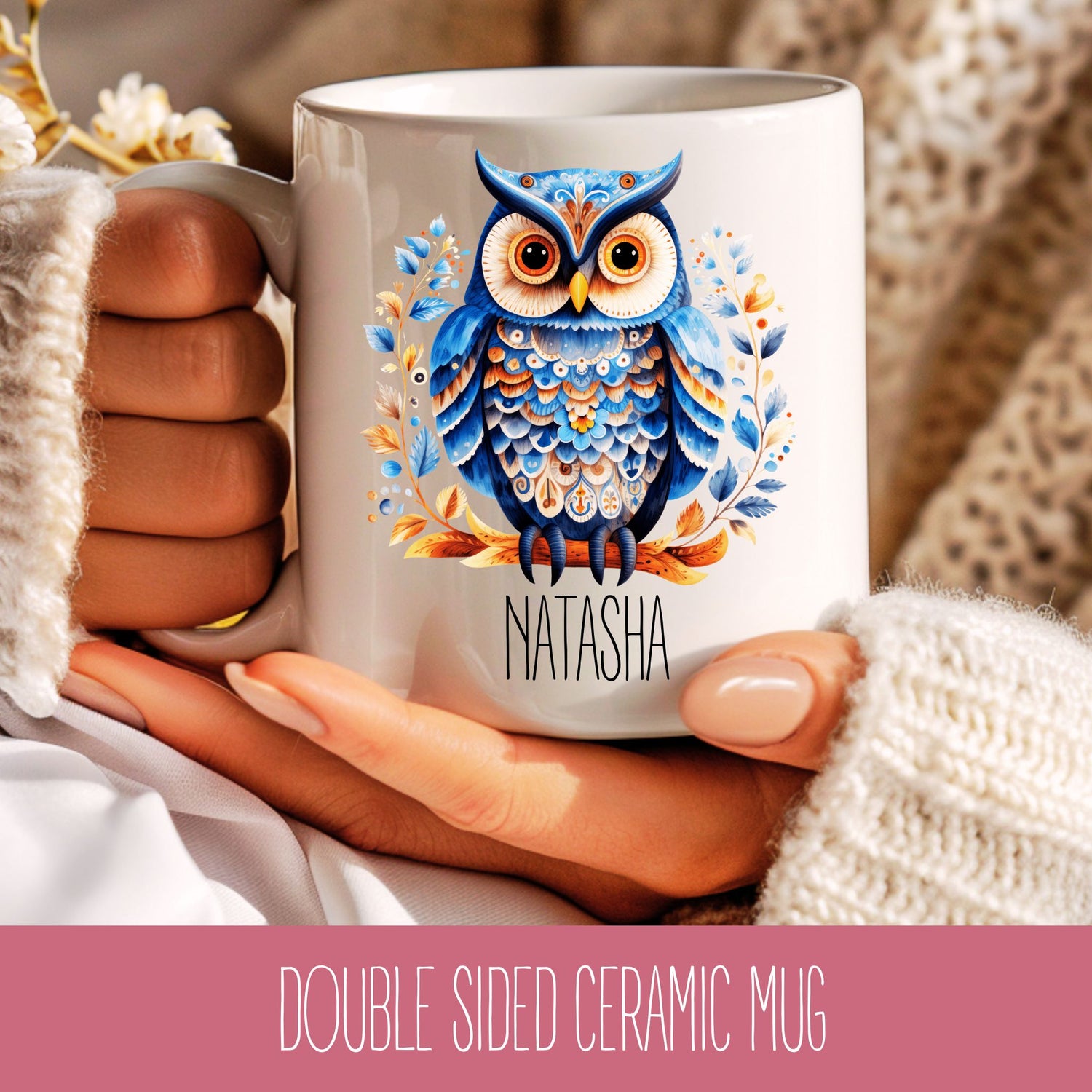 Ceramic Owl Mug