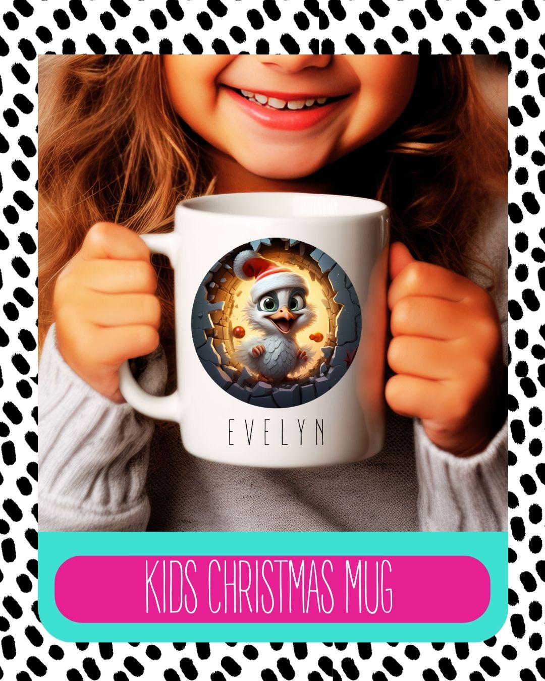 Chick Christmas mug