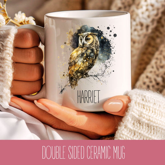 Coffee Mug With Owls