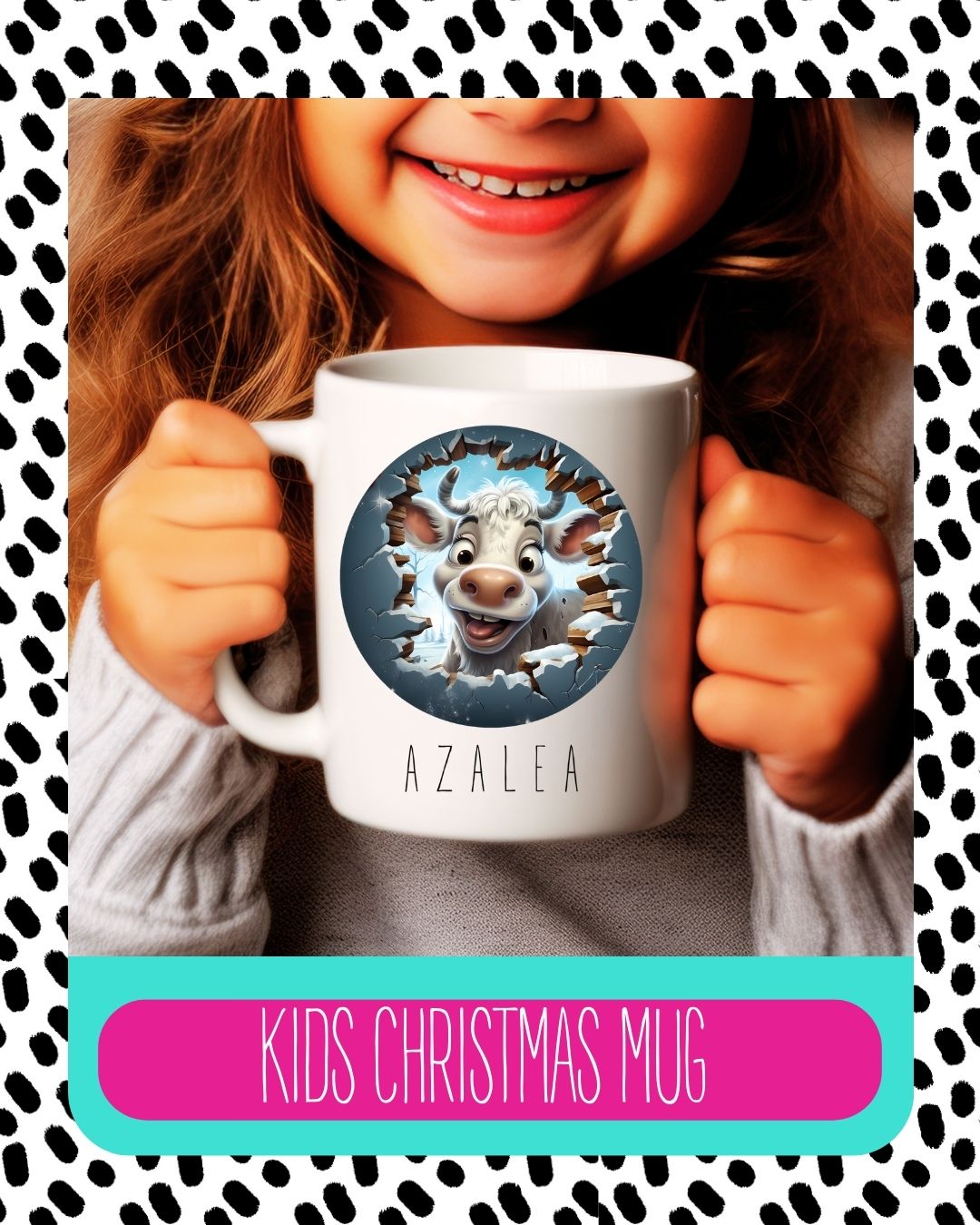 Cow Christmas Mug