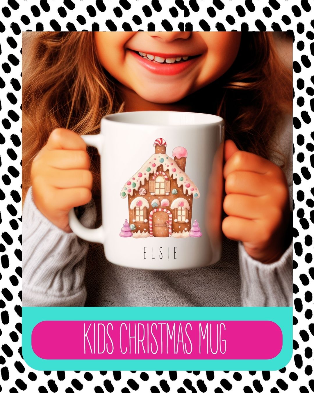 Cute Gingerbread House Mug