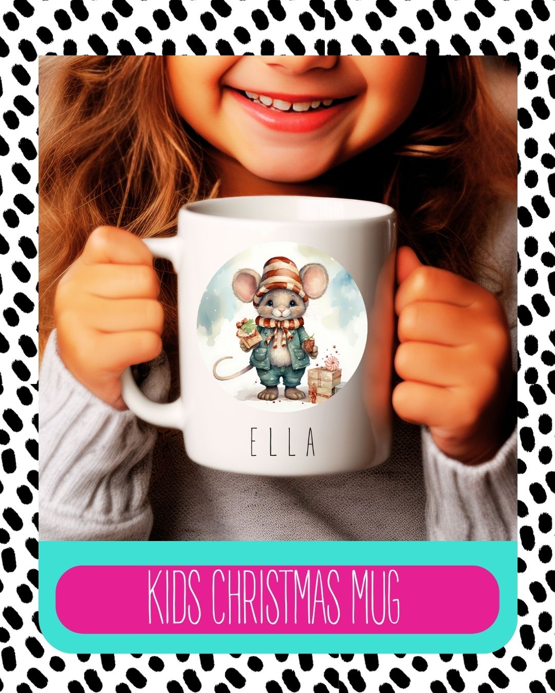 Cute Mouse Christmas Mug