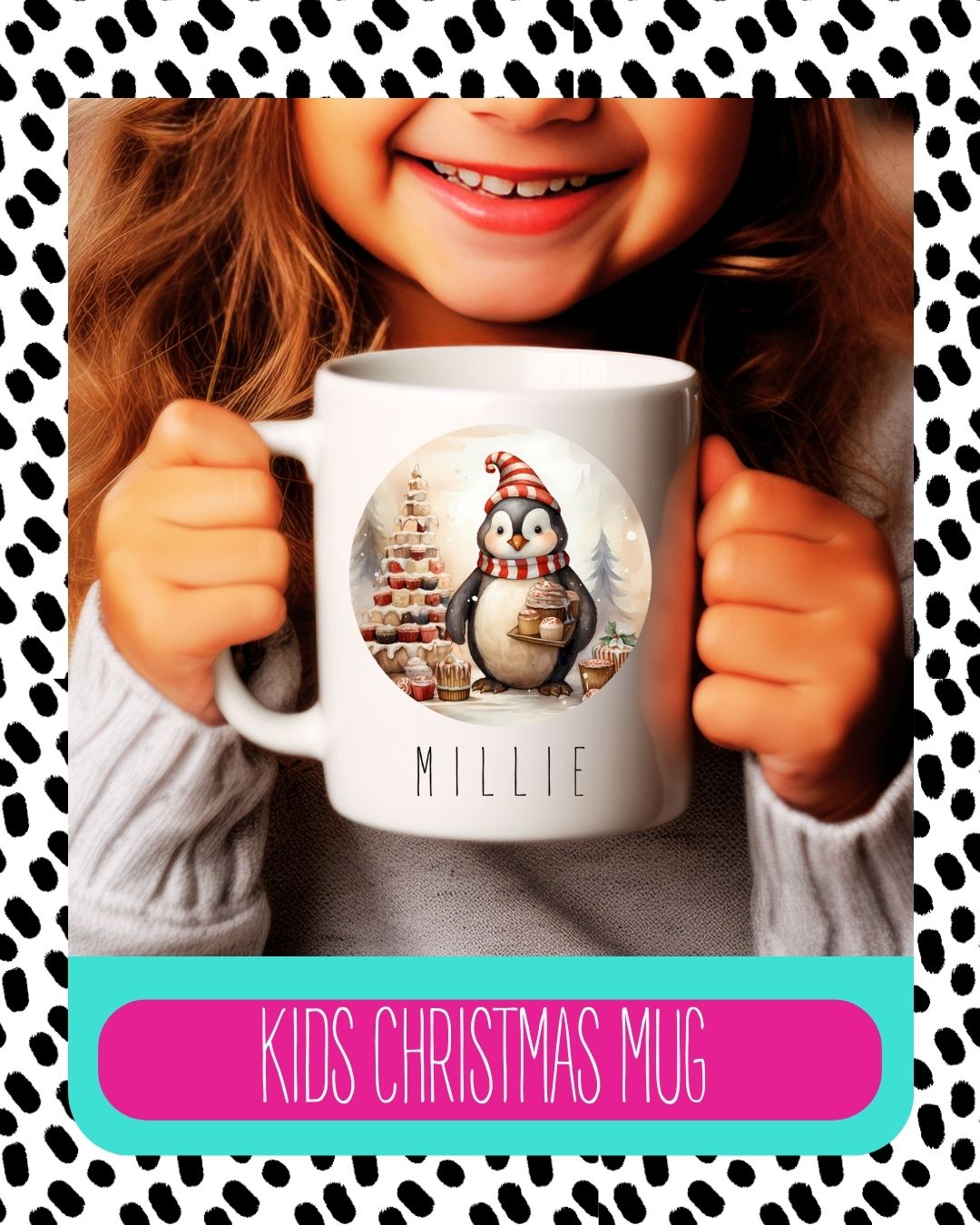 Cute Penguin Personalised Mug