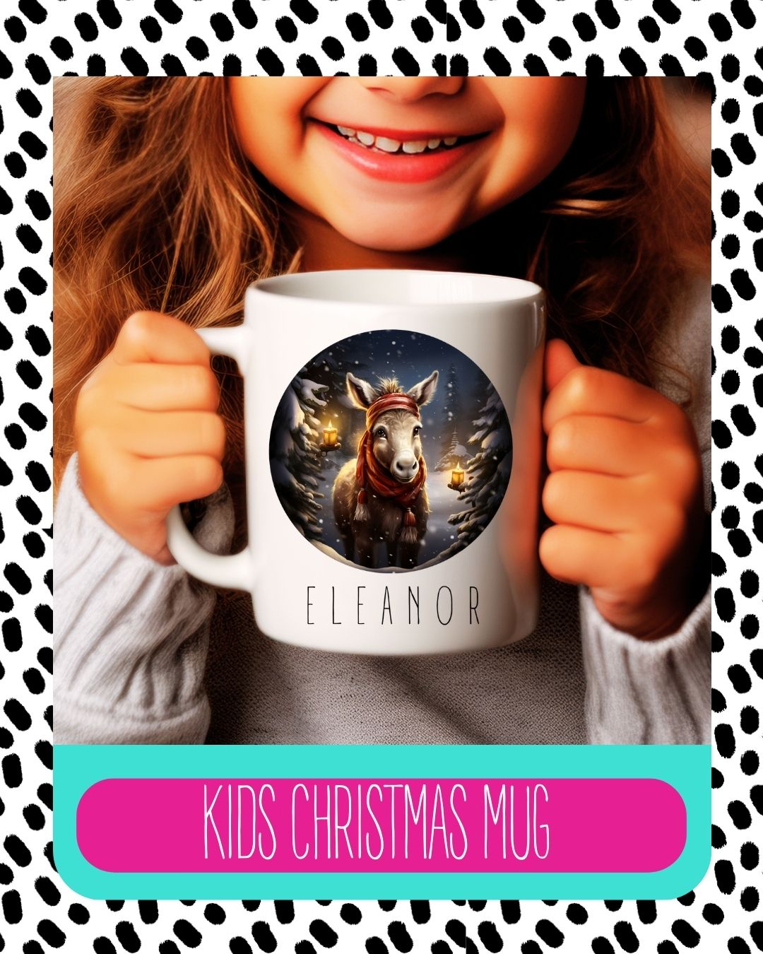 Donkey Christmas Mug