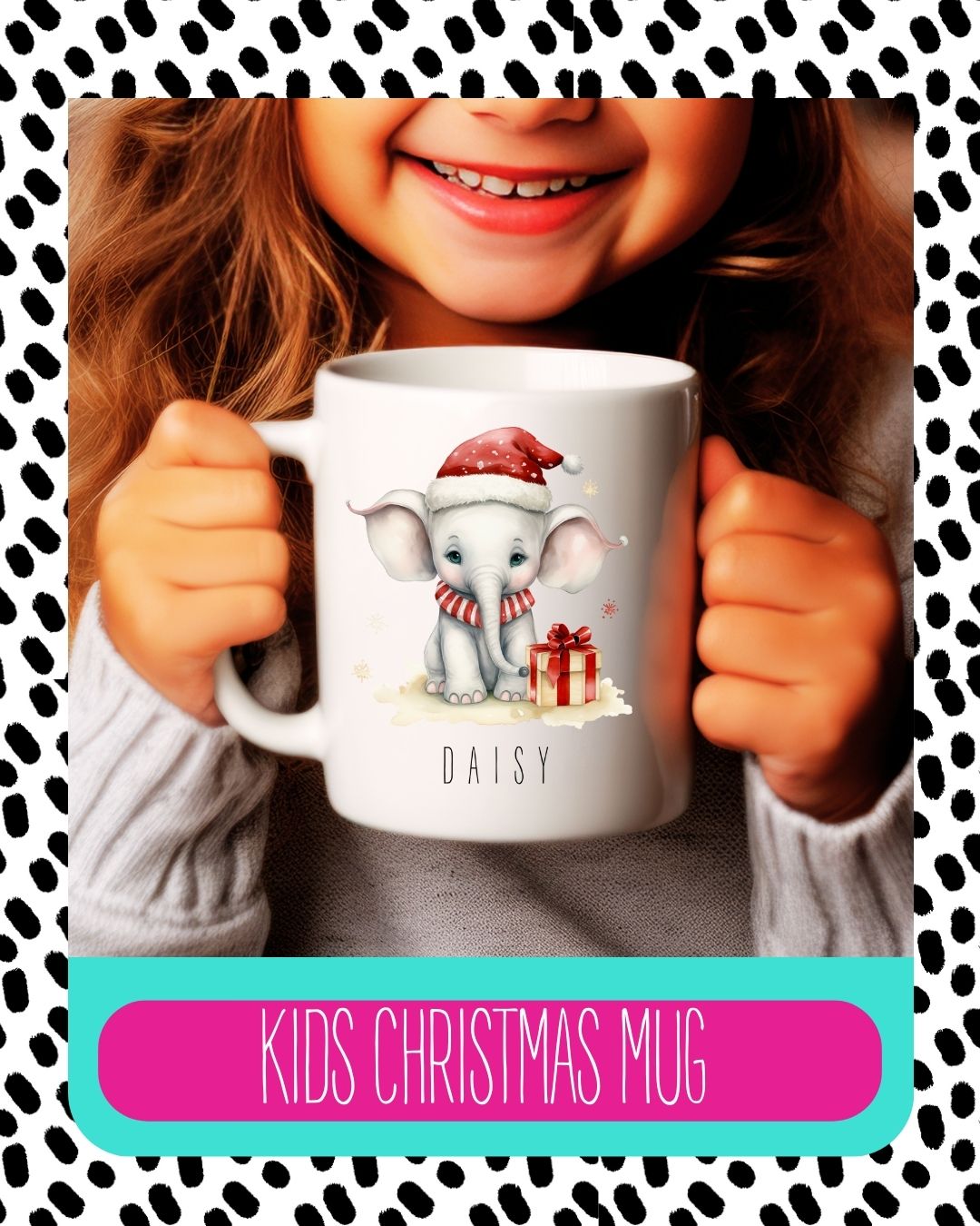 Elephant Christmas Mug