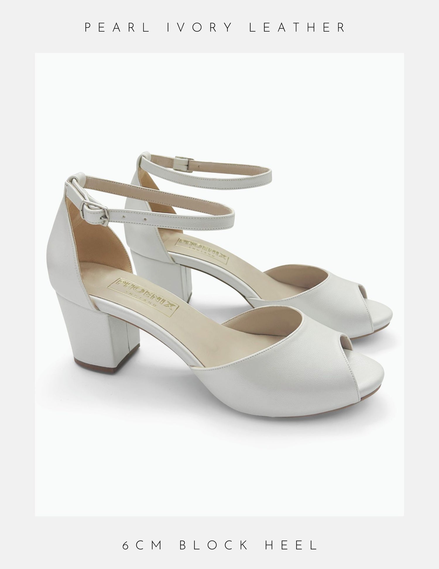 Enchanted Peep Toe Low Bridal Shoes 2