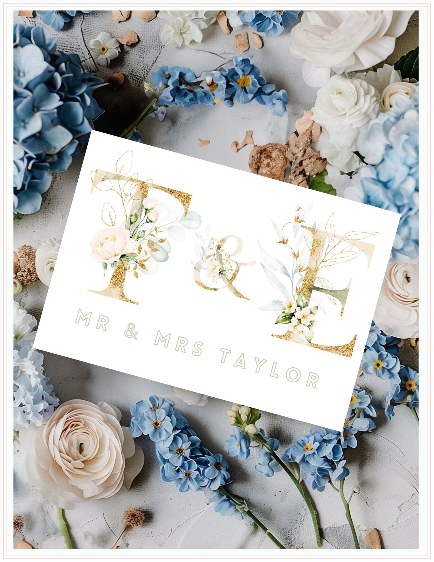 Eucalyptus Wedding Card