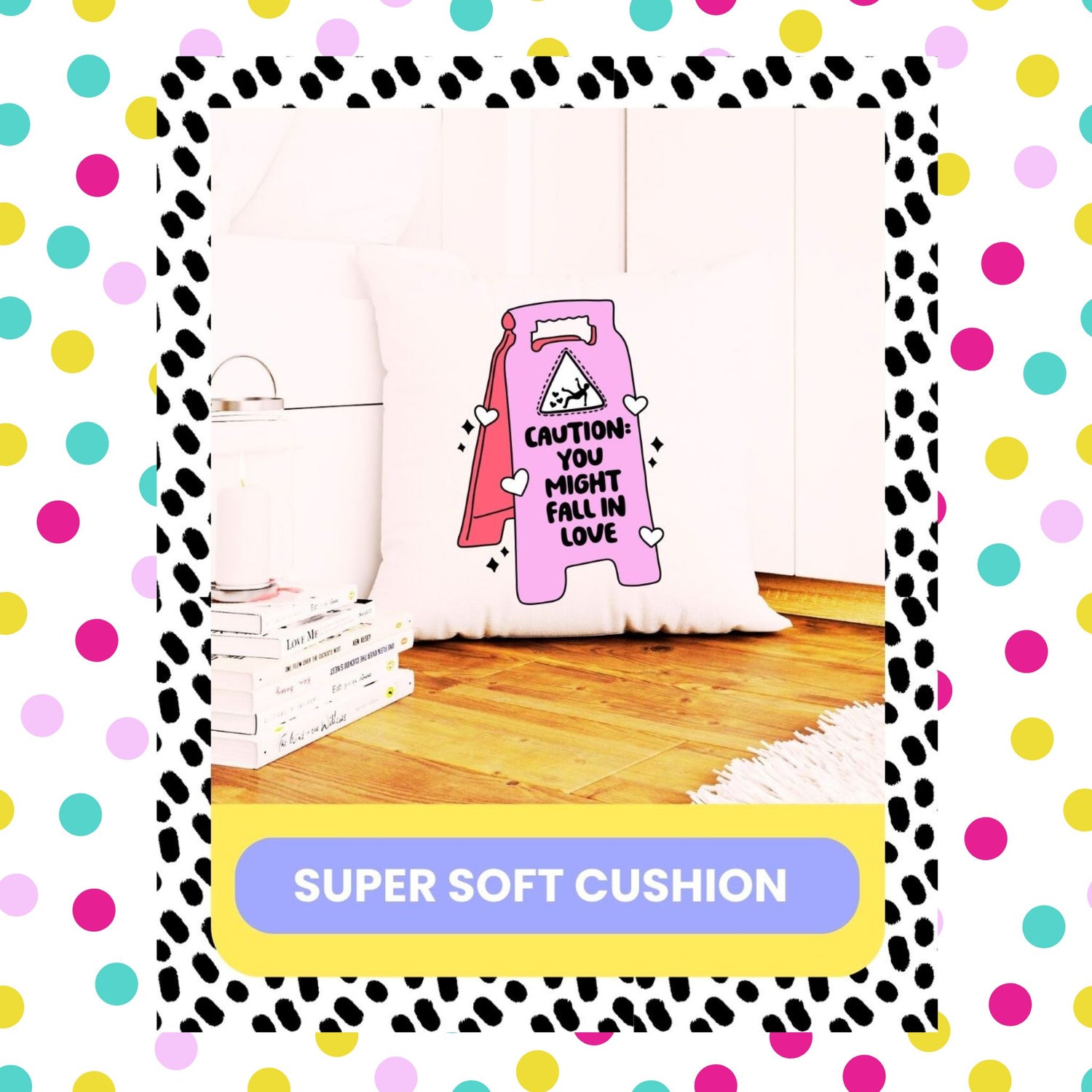 funny love cushion