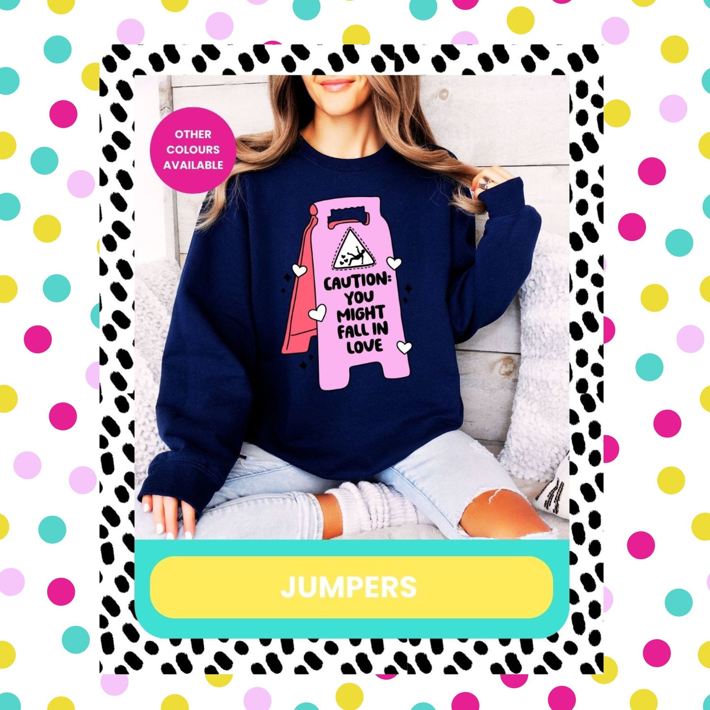 funny love jumper