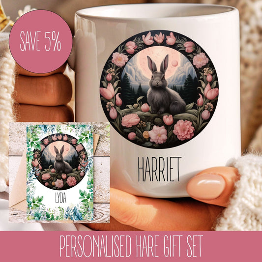 Hare Mug Gift Set For Her