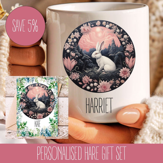 Hare Mug Gift Set