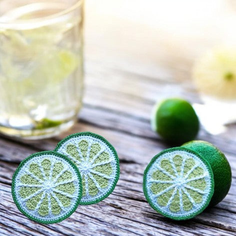 crochet fruit coasters